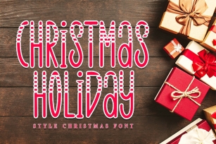 Christmas Holiday - Style Christmas Font Font Download