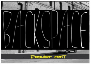 Backspace Font Download