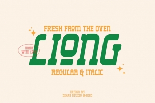 Liong - 2 fonts styles Font Download