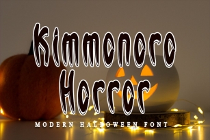 Kimmonoro Horror - Modern Halloween Font Font Download