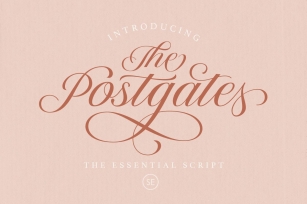 The Postgates - An Essential Script Font Download