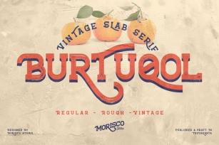 Burtuqol - Vintage Slab Serif Font Download