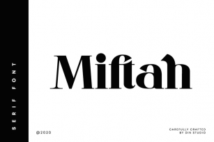 Miftah-Modern Serif Font Font Download