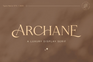 Archane - Feminine Display Serif Font Download