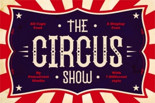 The Circus Show - Carnival Display Font Font Download