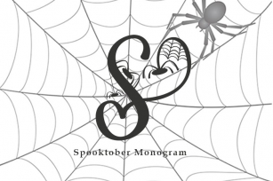 Spooktober Monogram Font Download
