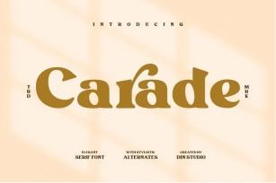 Carade-Elegant Serif Font Font Download