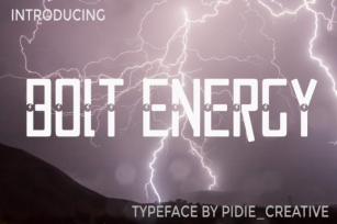 Bolt Electric Font Download