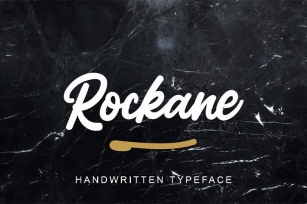 Rockane | Handwritten Typeface Font Download