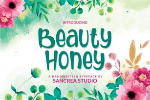 Beauty Honey - A FunHandwritten Font Font Download