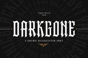 Darkgone - Gothic Blackletter Font Download