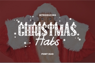 Christmas Hat Font Download