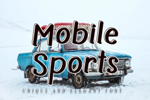 Mobile Sports Font Download