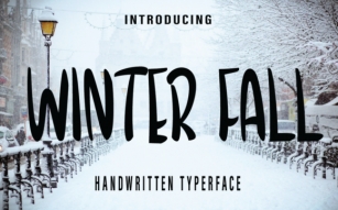 Winter Fall Font Download