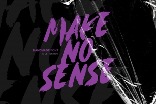 Make no Sense Font Download