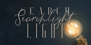 Searchlight font trio Font Download