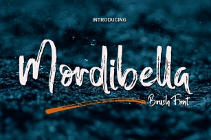 Mordibella - Brush Font Font Download