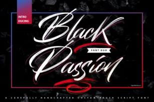 Black Passion Font Download