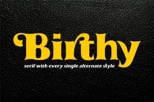 Birthy Font Download