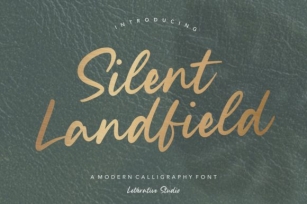 Silent Landfield Font Download