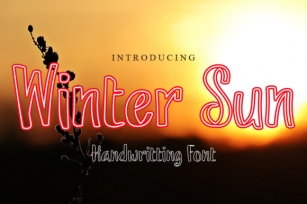 Winter Sun Font Download