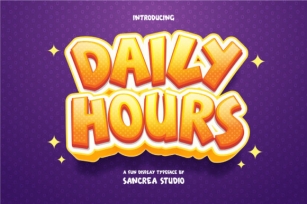 Daily Hours Font Download