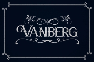 Vanberg Blackletter Font Font Download