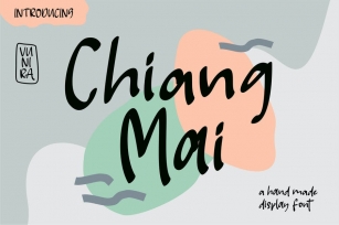 Chiang Mai | A Handmade Display Font Font Download