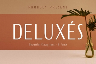 DELUXES - Beautiful Classy Sans Font Download