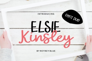 Elsie Kinsley Font Duo Font Download