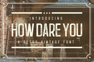 How Dare You Font Download