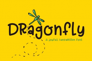 Dragonfly - Joyful Handwritten Font Font Download