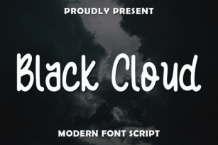 Black Cloud Font Download