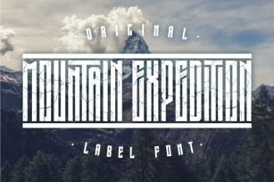 Mountain Expedition Font Download