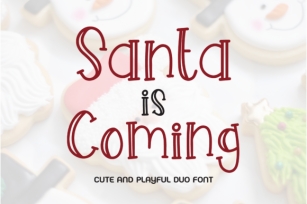 Santa is Coming Font Download