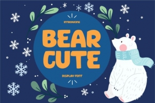 Bear Cute Font Download
