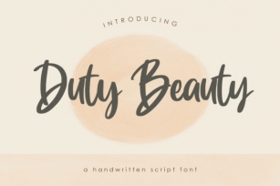 Duty Beauty Font Download