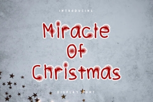 Miracle of Christmas Font Download