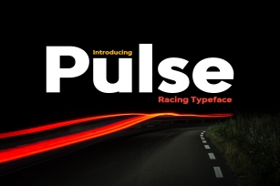 Pulse - Bold Racing Typeface Font Download