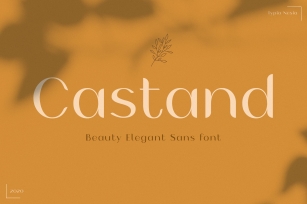 Castand - Beautiful Sans Font Download