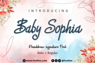 Baby Sophia Font Download