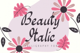 Beauty Italic Font Download