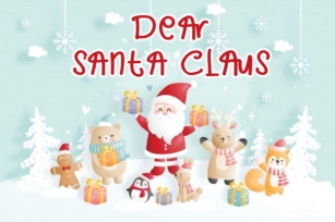 Dear Santa Claus Font Download