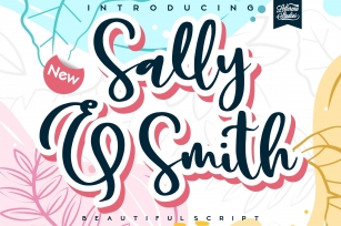 Sally & Smith - Beautiful Script Font Font Download