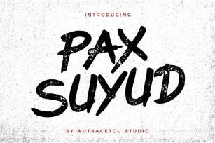 Pax Suyud - Brush + Rough Font Font Download