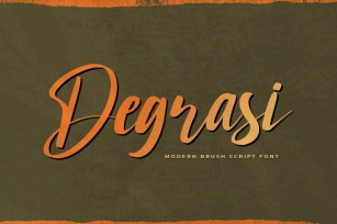 Degrasi - Brush Script Font Font Download