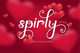 Spirly - Fancy Display Font Font Download