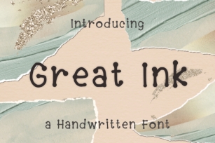 Great Ink Font Download