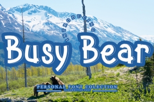 Busy Bear Font Download