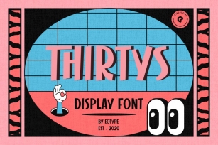 Thirtys Display Font Font Download